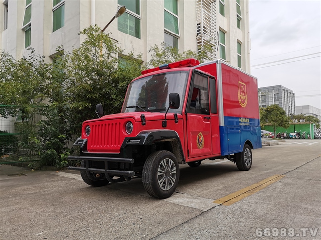 武昌四輪消防車，社區(qū)，工廠用微型電動(dòng)消防車